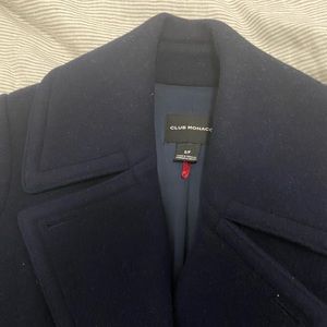 Club Monaco navy Daylina coat in size small